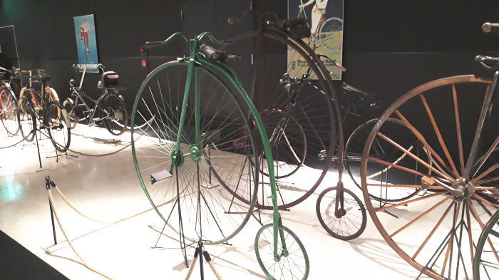 堺の自転車博物館では、鉄砲鍛冶の技術から発展してきた歴史がわかる 