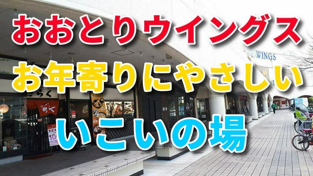おおとりウイングス は 高齢化社会にも対応した地元密着型のショッピングモールです サカイーナ